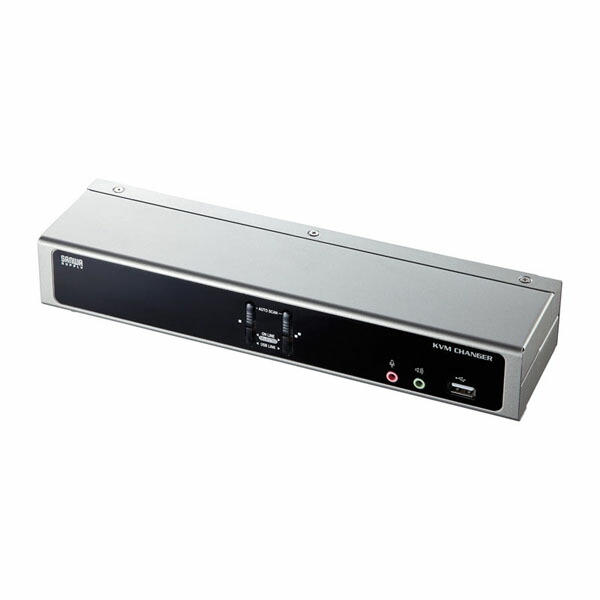 サンワサプライ SW-KVM2HDCN2 デュアル繋がりDVI相応うマイコン自動小銃うつり変わり器（2：1） 周辺機器 KVM SANWA SUPPLY 高品質 パソコン・周辺機器-PCアクセサリー-HDMI切替器・分配器