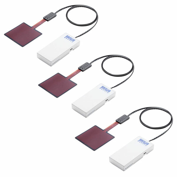 サンワサプライ MM-BLEBC6 剪断応力検出器積み上げるBLEビーコン（3個仕かける） 周辺装置 NFC・ビーコン SANWA SUPPLY 高品質