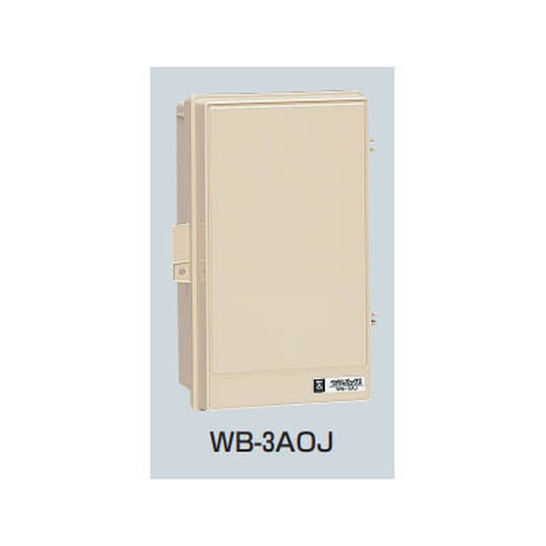 【10個セット】 オーム電機 WB-3AOJ 未来 ウォルボックス ベージュ WB-3AOJ