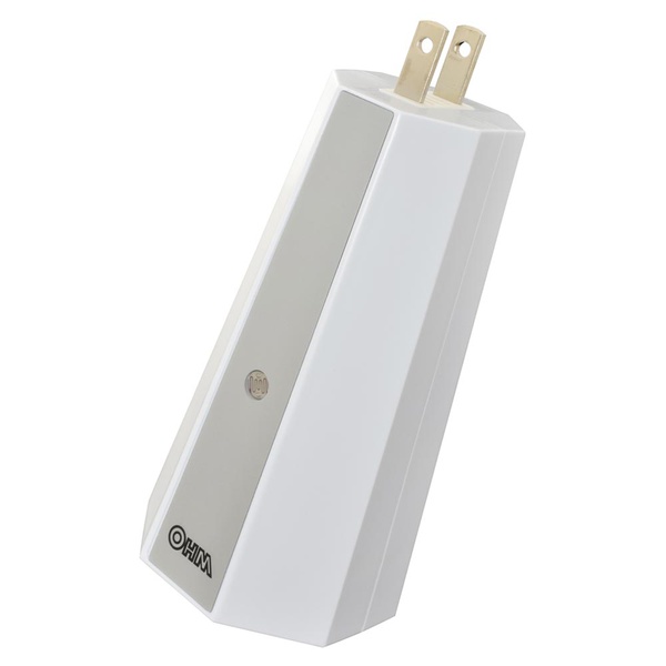 【10個書き割り】 オーム電機 HS-A24OL 室外用明暗検出器取り替えっこ (抜け打ちきり防雨差し込み専用/IPX3)