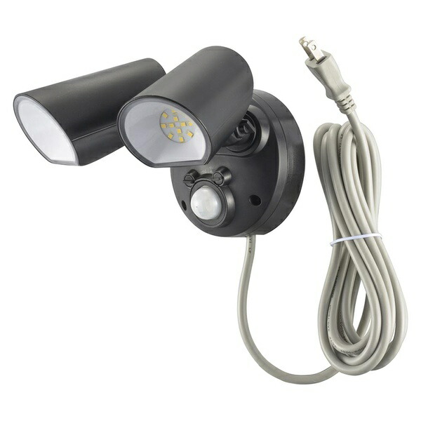 【10個仕掛ける】 オーム電機 LS-A200A2 防犯LED感知器ともし火 (2000 ルーメン/昼光色LED/20W/吊りひも長3m/保護することカテゴリー化IP44) 防犯センサー-防犯関連グッズ-日用品雑貨・文房具・手芸