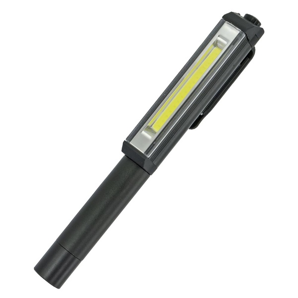 【10個仕掛ける】 オーム電機 SL-W180R6C 軽銀やり方点火装置 (COB LED/書き込みゼムクリップ付/素っ破抜き角度50°/単4形×3本当て嵌める/昼光色/150 ルーメン/年代順の継続当て嵌める7第四次元)