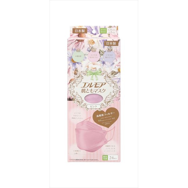 【12個書き割り】 エルモア 肌とも恍ける Flower さくら色 24枚