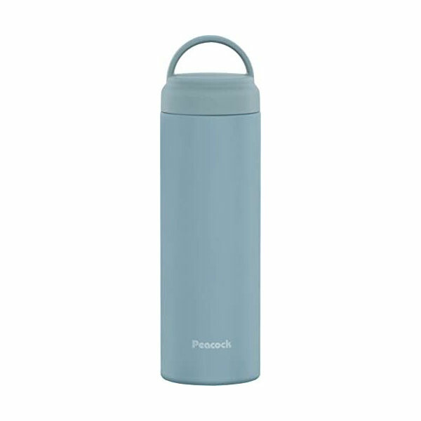 【10個仕掛ける】ピーコック魔法瓶産業 The-peacock ピーコック 吸い筒 480ml 無意味さ断熱 保温 保冷 手持ち部分付き添い人 たわい無い 分かりやすい マグカップ 洗い分かりやすい ステンレス鋼 マグボトル スモーキーブルー AKZ-48 ASM 高品質