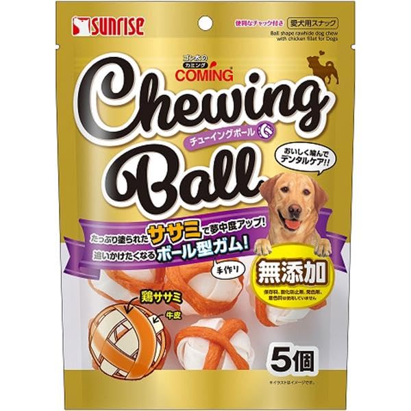 【24個仕掛ける】 マルカン(サンライズ) ゴン太のカミング チューイングボール 5個