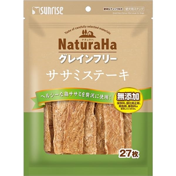 【12個仕掛ける】 マルカン(サンライズ) ナチュラハ グレインフリー ササミステーキ 27枚