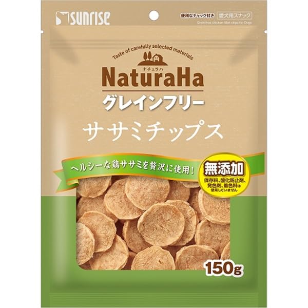 【12個セット】 マルカン(サンライズ) ナチュラハ グレインフリー ササミチップス 150g