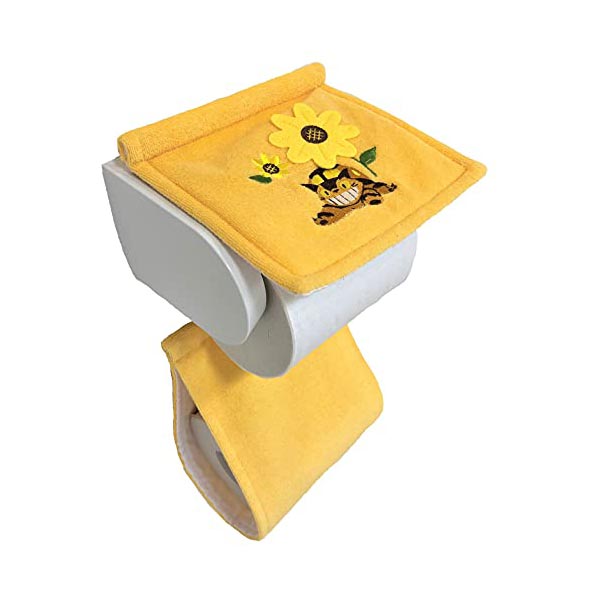 【10個セット】 センコー となりのトトロ 花のバス停 ペーパーホルダーカバー イエロー キャラクター ネコバス ジブリ 66797 便座カバー 黄色 トイレ 新生活 トイレットペーパー かわいい 可愛い ペーパーホルダー 魔女の宅急便 スタジオジブリ 人気商品|むさしのメディア 店