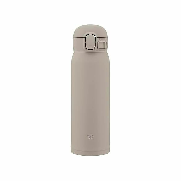 【5個仕掛ける】象印マホービン ZOJIRUSHI 吸い筒 シームレスせん 480ml ワンタッチ ステンレスマグ 薄墨色 パッキン交ぜ合わせるで洗うのは3点だけ SM-WS48-HM 高品質