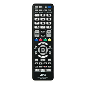 【10個仕掛ける】 JVCケンウッド RM-A633-B らくらく多役立つこと遠隔操作 （黒いこと）