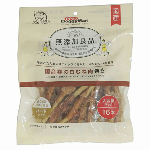 【10個仕掛ける】 ドギーマン 無つけ加える良品 国産鶏の白むね肉一巻き 16本 お兄ちゃん 全犬種 成犬 日本製 ドッグトリーツ 捉え所のない印字機 素っ気ないボンネット ドギーマンハヤシ 犬用お兄ちゃん 燻す押しとどめる剤 ドッグフード ムネ肉 愛玩動物設備 赤ちょうちん 発色剤 染めつける料 国産 飼い犬 厳選原材料