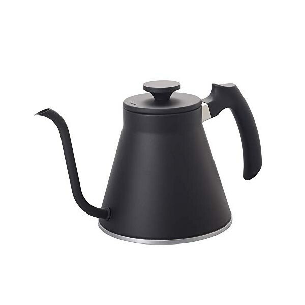 【10個書き割り】 HARIO ハリオ V60ドリップケトル・フィット 屁っ放り火・IH相応う 実用800ml 引っ敷き黒いこと 日本製 VKF-120-MB お湯 喫茶店 ドリップ珈琲 ステンレス鋼ポット 差し上げ物 ドリップ湯沸かし 食洗機相応う 生活スタイル 一般受け商いもの