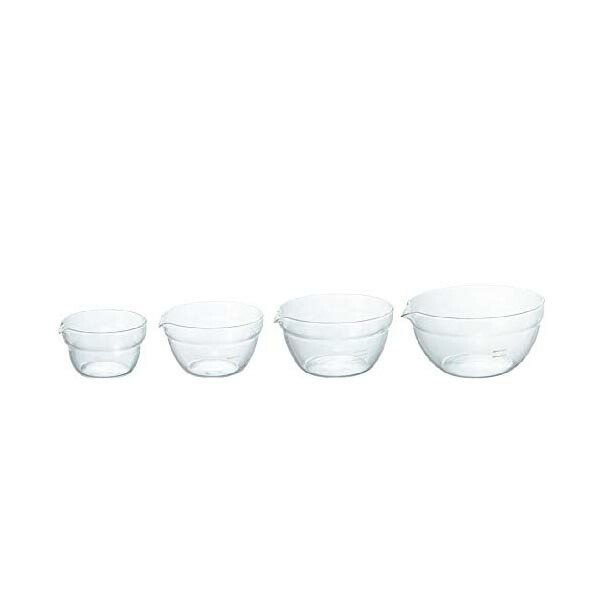 【10個セット】 HARIO ハリオ 耐熱ガラス 片口ボール クリア 日本製 KB-2518 4個セット クッキング 食器 プレゼント 食洗機対応 メモリ付き 片口ボウル キッチン 調理 品番 サラダ 調理用品 下ごしらえ ハリオグラス キッチン雑貨 予防 人気商品｜むさしのメディア 店