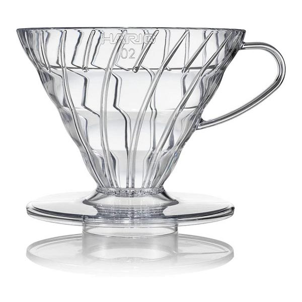 【48個セット】 HARIO V60 透過ドリッパー02 クリア VDR-02-T 透明 ドリッパー プラスチック製 コーヒードリッパー コーヒー 円錐 透過ドリッパー ハンドドリップ コーヒーサーバー ジャグ 飲み物 キッチン用品 ハリオ 円すい形 食洗機｜むさしのメディア 店