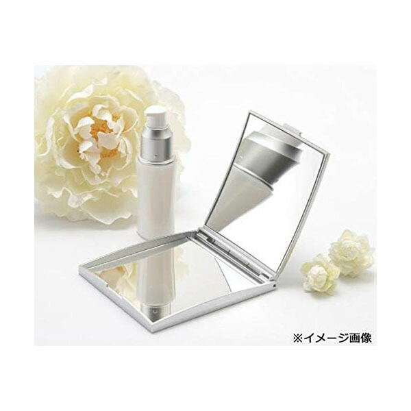 【12個仕掛ける】 メリー 5倍虫眼鏡付き添い人パウダーコンパクト鏡鑑 しろがね色 AD-105 手鏡 お手々鏡鑑 折りたたみ 大きく見える かざり付ける鏡 メイク 取りひろげる 折り畳み 照明ランプ 髭剃り 角型 分かりやすい 今めかしい パウダーコンパクト 使い分かりやすい かざり付ける 出で立つ 虫眼鏡