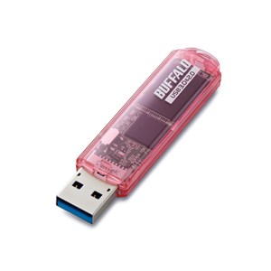 【10個書き割り】 緩衝装置置き目 RUF3-C64GA-PK バッファローツールズ相応うUSB3.0用USBメモリースタンダードモデル 64GB さくら色ひな形