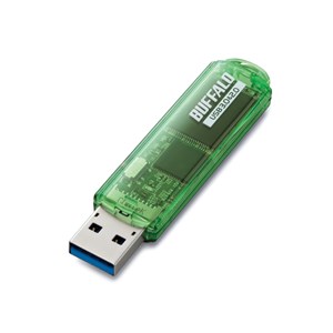 【10個書き割り】 緩衝装置置き目 RUF3-C64GA-GR バッファローツールズ相応うUSB3.0用USBメモリースタンダードモデル 64GB 緑であることひな形