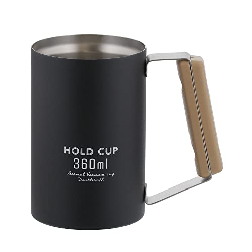 【10個セット】 Bestco ベストコ 缶ホルダー タンブラー 保冷 ジョッキ ビール 360ml ブラック NQ-0006 HOLD CUP パール金属|むさしのメディア 店