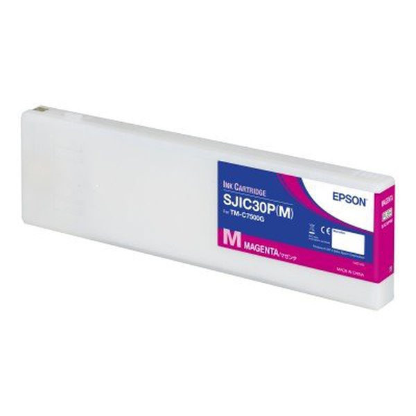 【3個仕掛ける】 エプソン SJIC26PM TM-C7500用インキ薬莢 マゼンタ 引っ敷きインキ