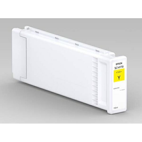 エプソン SC14Y70 SC-T3455/N/SC-T5455用インキ薬莢(黄み/700ml) インクカートリッジ-パソコン・周辺機器-プリンター・FAX用インク