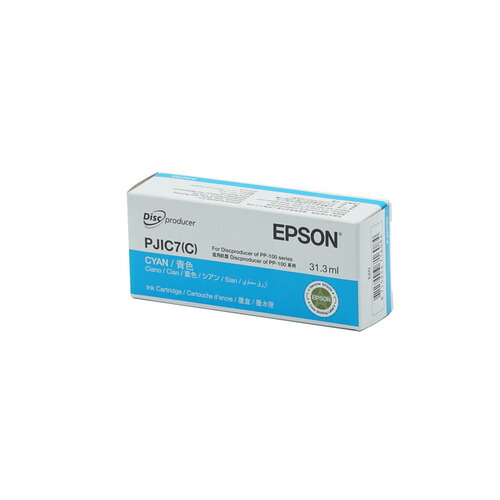 【3個仕掛ける】 EPSON PJIC7C 完全無欠プリンターインクカートリッジ Disc Producer用 シアン