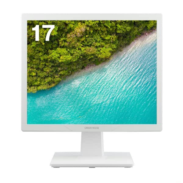 グリーンハウス GH-LCS17D-WH 17型真四角 盛りだくさん色合いLED液晶見せびらかす (白いこと) 5年引き受ける 液晶管する 白いこと in 管する大きさ 解像力 真四角 金棒引き積み上げる チルト ダイアログボックス類概念 境界線の外側取り計らう 液晶見せびらかす インプット端子 高品質