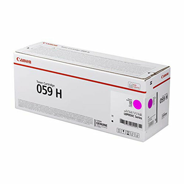 キャノン 3625C001 CANON トナーカートリッジ059H マゼンタ CRG-059HMAG トナー交換 プリント カートリッジ 大容量 マゼンタキャノン 純正 キヤノン 印刷 オフィス トナーカットリッジ イエロー サテラ パソコン インク トナー 高品質｜むさしのメディア 店