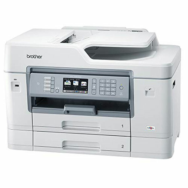ブラザー MFC-J6983CDW プリンター A3インクジェット複合機 (FAX/ADF/有線・無線LAN/2段トレイ/両面印刷) ホワイト 純正 両面印刷 最大用紙サイズ コンパクト 業務用 スキャナ機能有り コピー機能有り 自動両面 両面スキャン 顔料 高品質|むさしのメディア 店