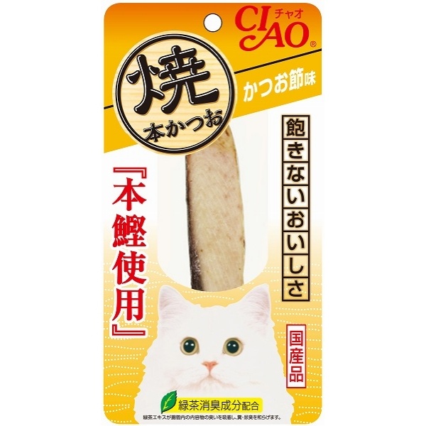 【48個書き割り】 いなば愛玩動物ボンネット CIAO 焼本かつお かつお節味 1本 HK-01