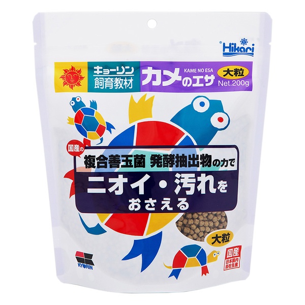 【30個仕掛ける】 キョーリン キョーリン繁殖教材 カメのエサ 大粒 200g エサ-ペット・ペットグッズ