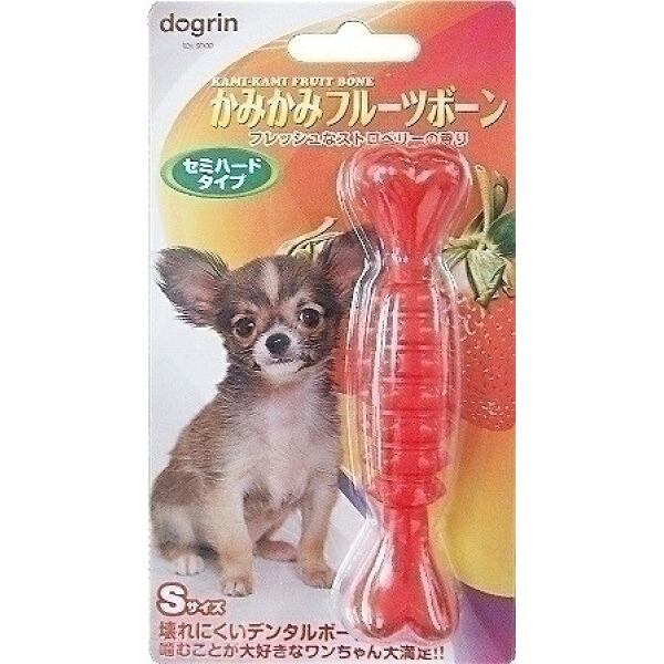 【24個書き割り】 スーパーキャット かみかみフルーツボーン 虚蝉捉え所のない S大きさ オランダ苺 DM404