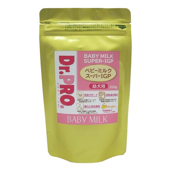 【6個仕掛ける】 ニチドウ Dr.PRO. もの言う花牛乳 百貨店IGP 幼犬用 100g