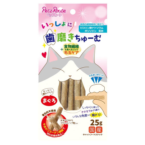 【30個書き割り】 ペッツルート いっしょに歯磨きちゅーむ まぐろ 25g