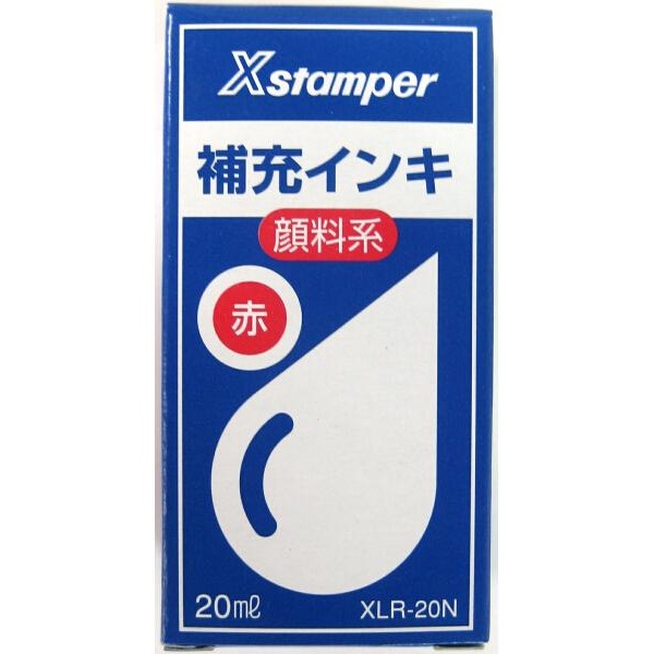 【24個書き割り】 シャチハタ 付きものインキ赤 XLR-20N