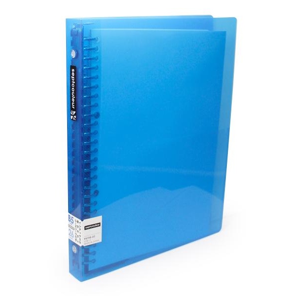 【6個セット】 マルマン セプトクルール メタルバインダーB5 ブルー F615B-02｜むさしのメディア 店