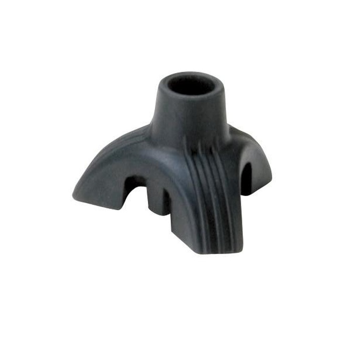 【10個セット】 マキテック 杖 ゴム 杖用 先ゴム 直径19mm用 黒 ( 3点式 3点ゴム ) AG-3019｜むさしのメディア 店