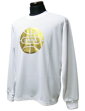 バスケットロング　Tシャツ ウェア ダダ DADA BALL LONG TEE WHT/GOLD 【MEN'S】 4,788円