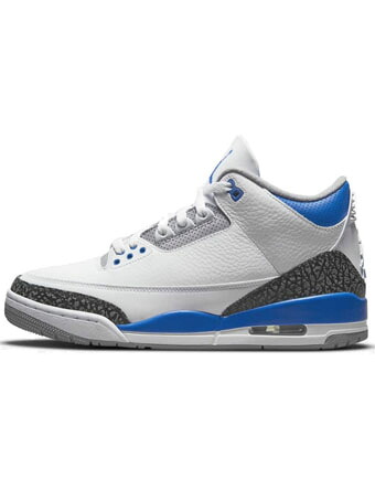 バスケットシューズ バッシュ スニーカー ジョーダン Jordan Air Jordan 3 Retro "Racer Blue" Blk/C.Gry/Racer Blue ストリート｜バスケ＠TOKYO UltimateCollection