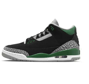 バスケットシューズ バッシュ スニーカー ジョーダン Jordan Air Jordan 3 Retro "Pine Green" Blk/Green ストリート|バスケ@TOKYO UltimateCollection