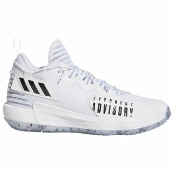 バスケットシューズ バッシュ アデイダス Adidas Dame 7 Extply Wht/Blk