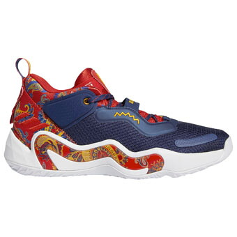 バスケットシューズ バッシュ アデイダス Adidas D.O.N Issue #3 Navy/Red/Gold