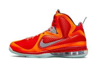 バスケットシューズ バッシュ スニーカー ナイキ Nike Lebron 9 Big Bang Total Orange/Metallic Silver ストリート｜バスケ＠TOKYO UltimateCollection