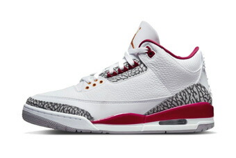 バスケットシューズ バッシュ スニーカー カーディナル・レッド ジョーダン Jordan Air Jordan 3 Retro Cardinal Red Wht/Red ストリート|バスケ@TOKYO UltimateCollection