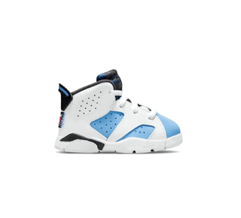 バスケットシューズ バッシュ スニーカー ユニバーシティーブルー ジョーダン Jordan Air 6 Retro Unc Td U Blu Wht ストリート 送料0円