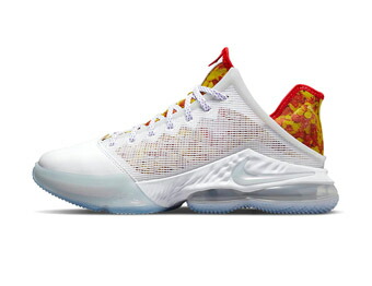 バスケットシューズ バッシュ ナイキ Nike Lebron 19 Low EP Magic Fruity Pebbles Wht/Red