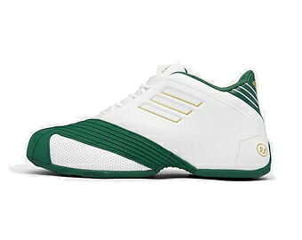 バスケットシューズ バッシュ ティーマック アデイダス Adidas T-Mac1 White/Green/Gold|バスケ@TOKYO UltimateCollection