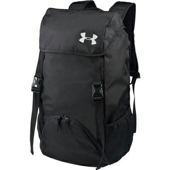 提げ篭御徒面子  うしろ側容器に並べる 背嚢  アンダーアーマー UnderArmour UA TS BACKPACK  FLAP   Blk   駈けっくら 形づくる 表どおり