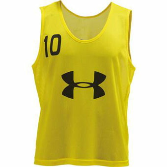 提げ篭ティーシャツ   アンダーアーマー UnderArmour UA NUMBERED BIBS 10SET Yel   駈けっくら 形づくる