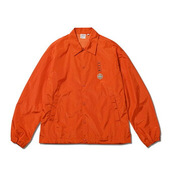 バスケットジャケット ウェア 秋冬物 アクター AKTR B.BALL GRAFFITI COACH JACKET ORANGE ストリート