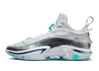 定期入れの バスケットシューズ バッシュ ジョーダン Jordan Air 36 Low Guo Ailun Pf Gray Silver